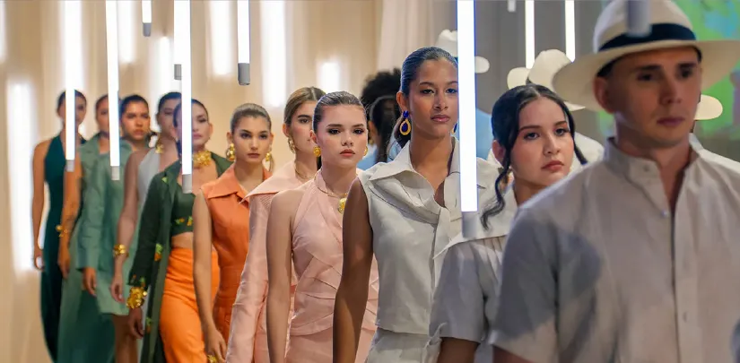 Panabrisa llevó la guayabera de lino a la pasarela del Chiriquí Fashion Week en David.